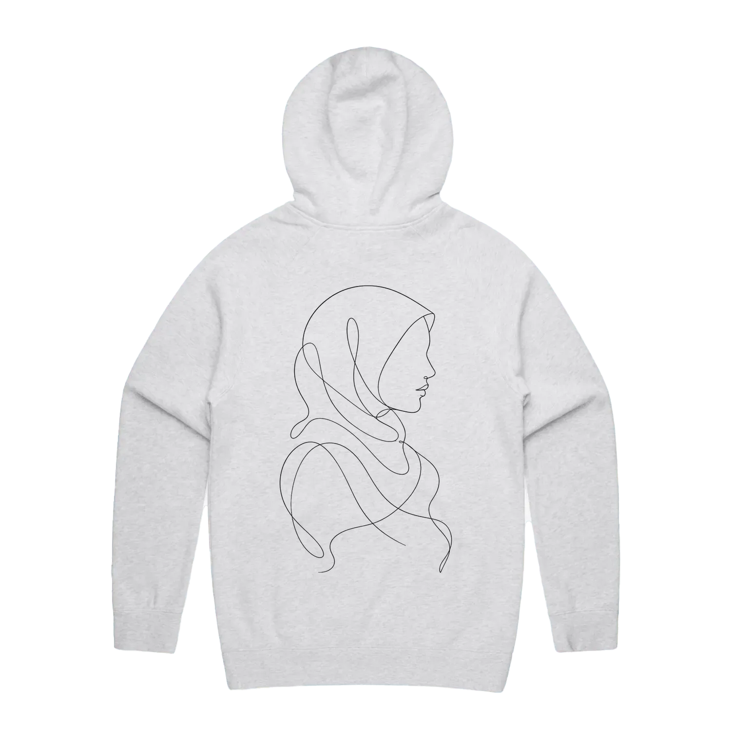 White Marle back flat lay