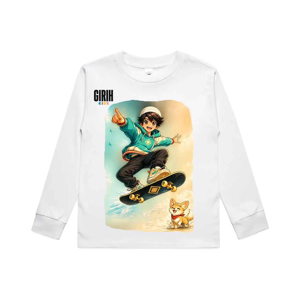 White front flat lay