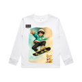 White front flat lay