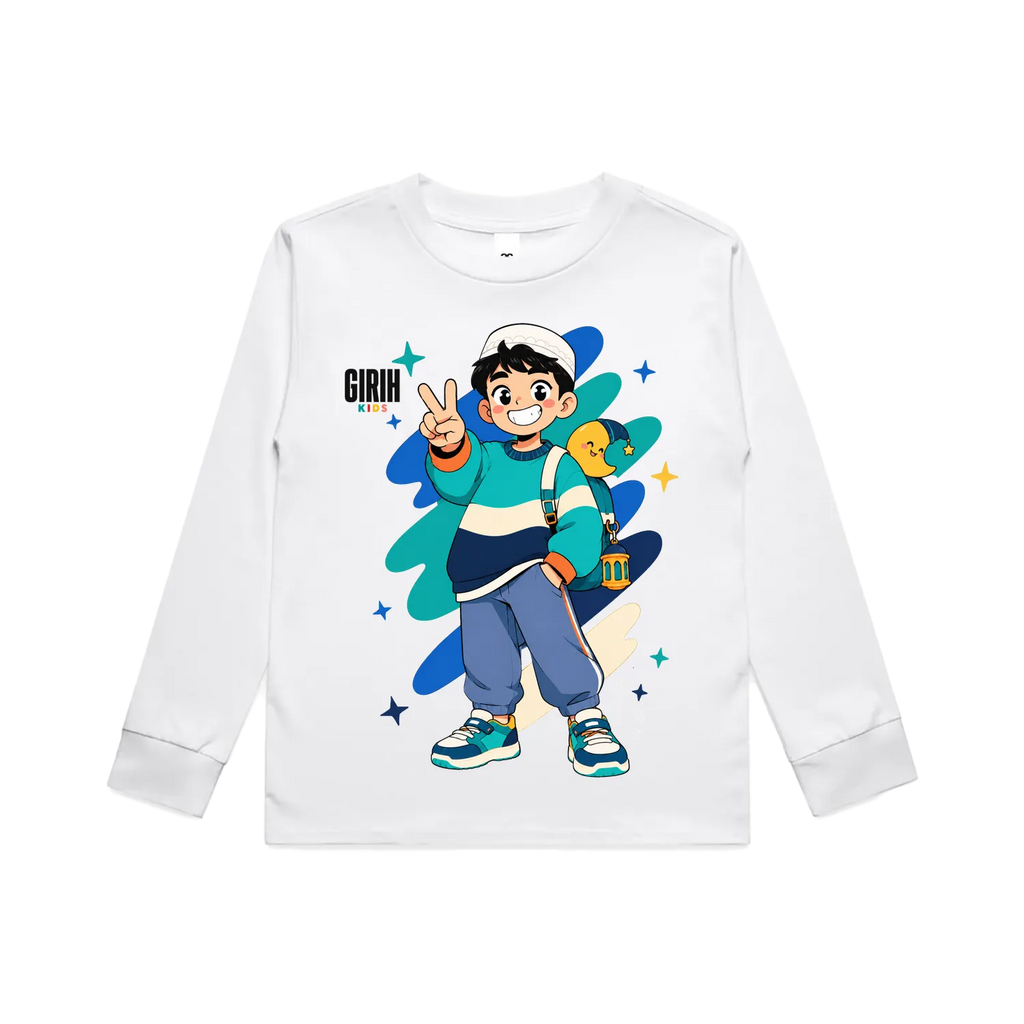White front flat lay