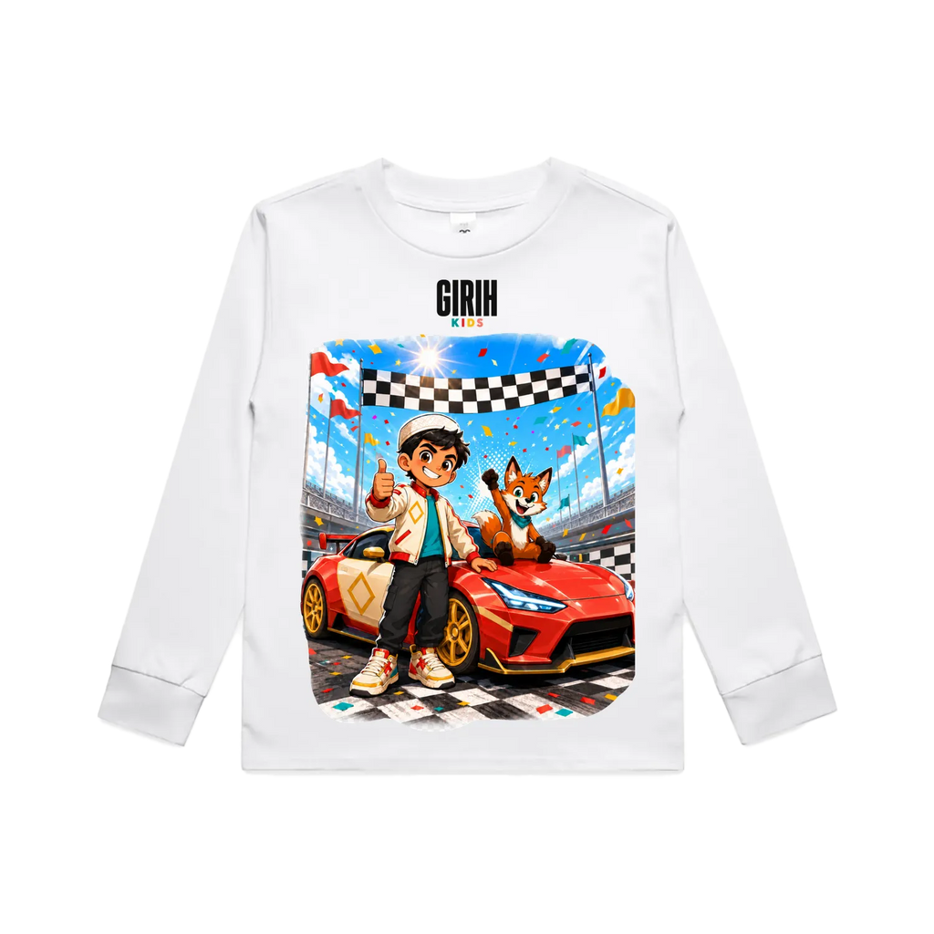 White front flat lay