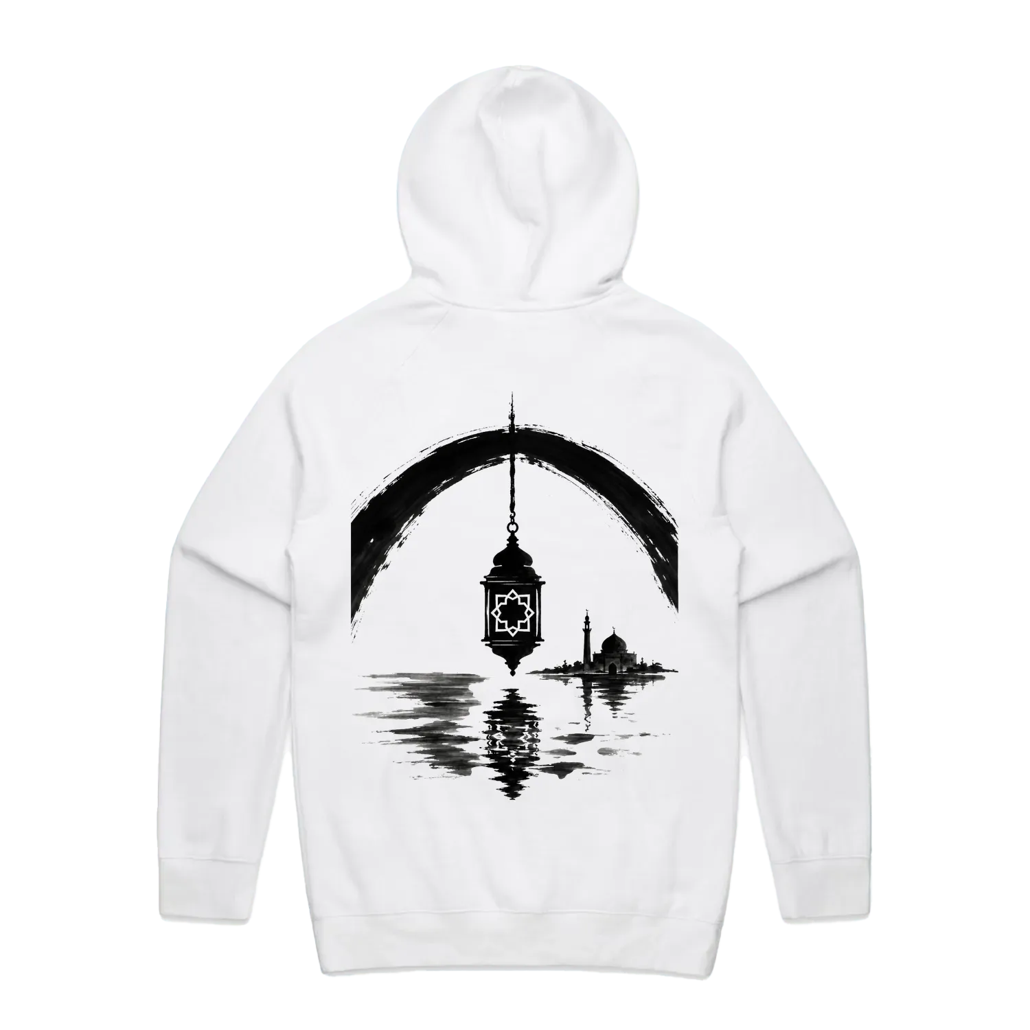 White back flat lay