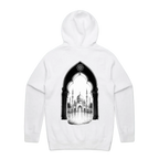 White back flat lay