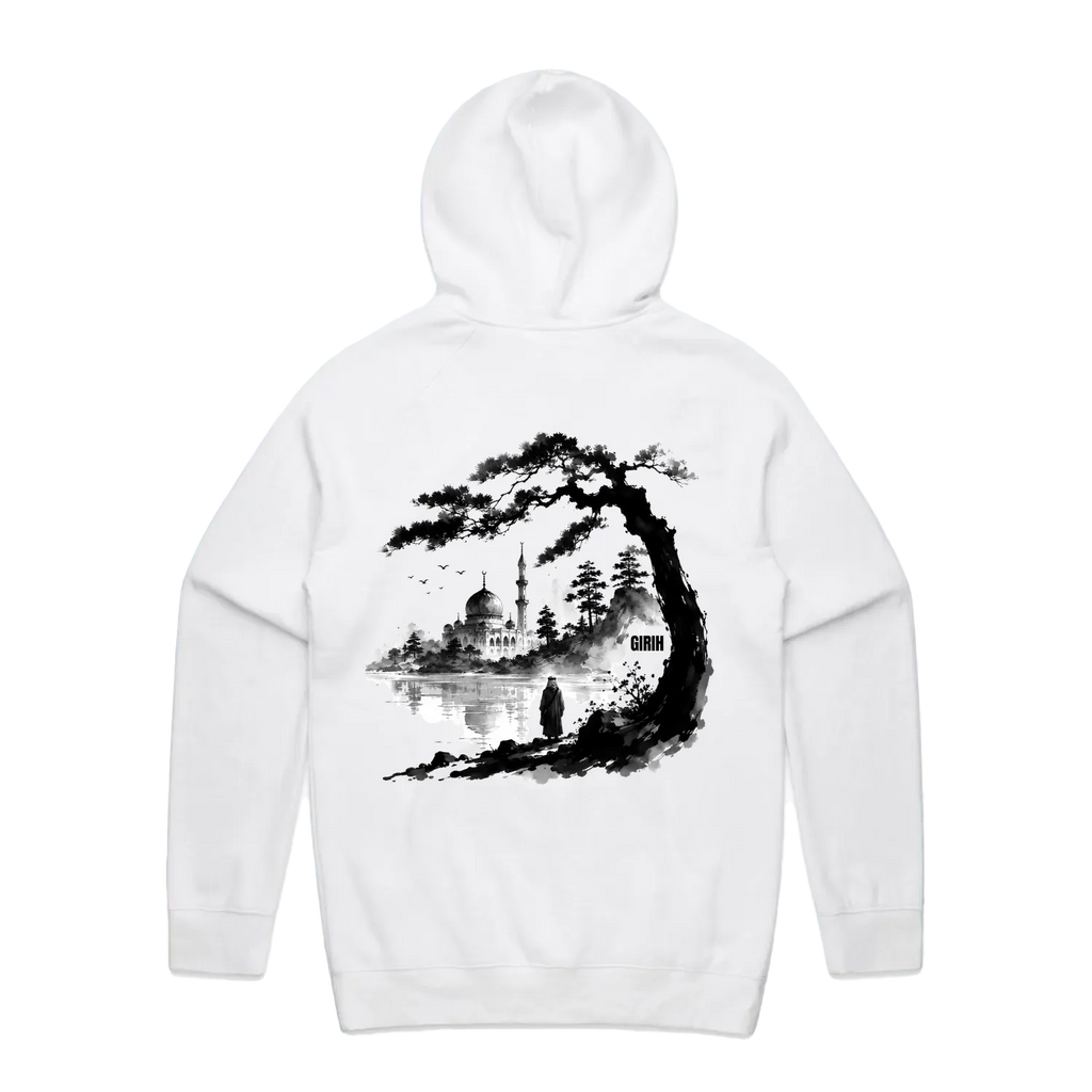 White back flat lay