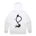 White back flat lay
