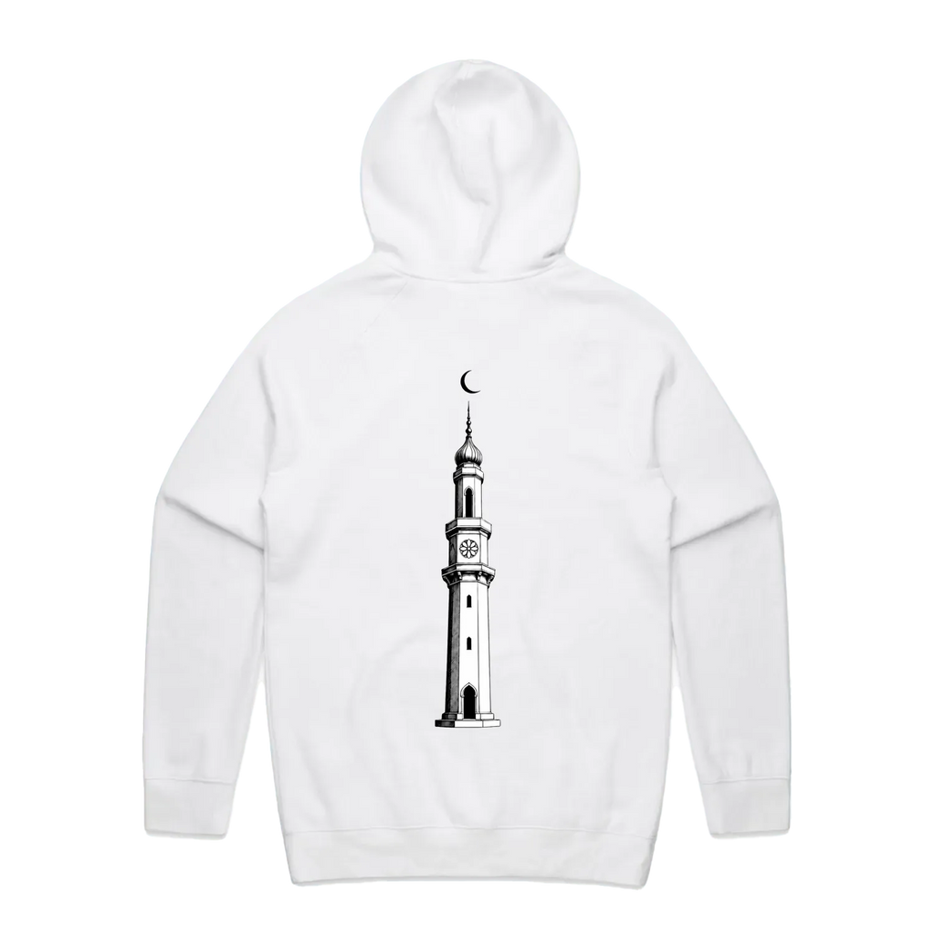 White back flat lay