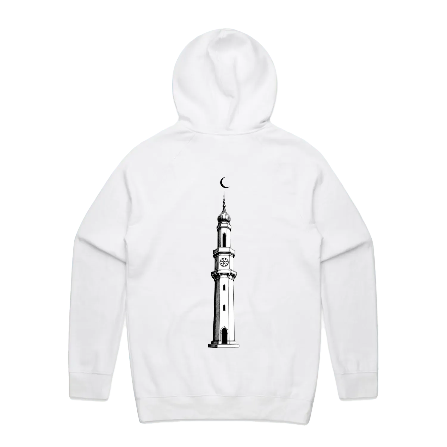 White back flat lay