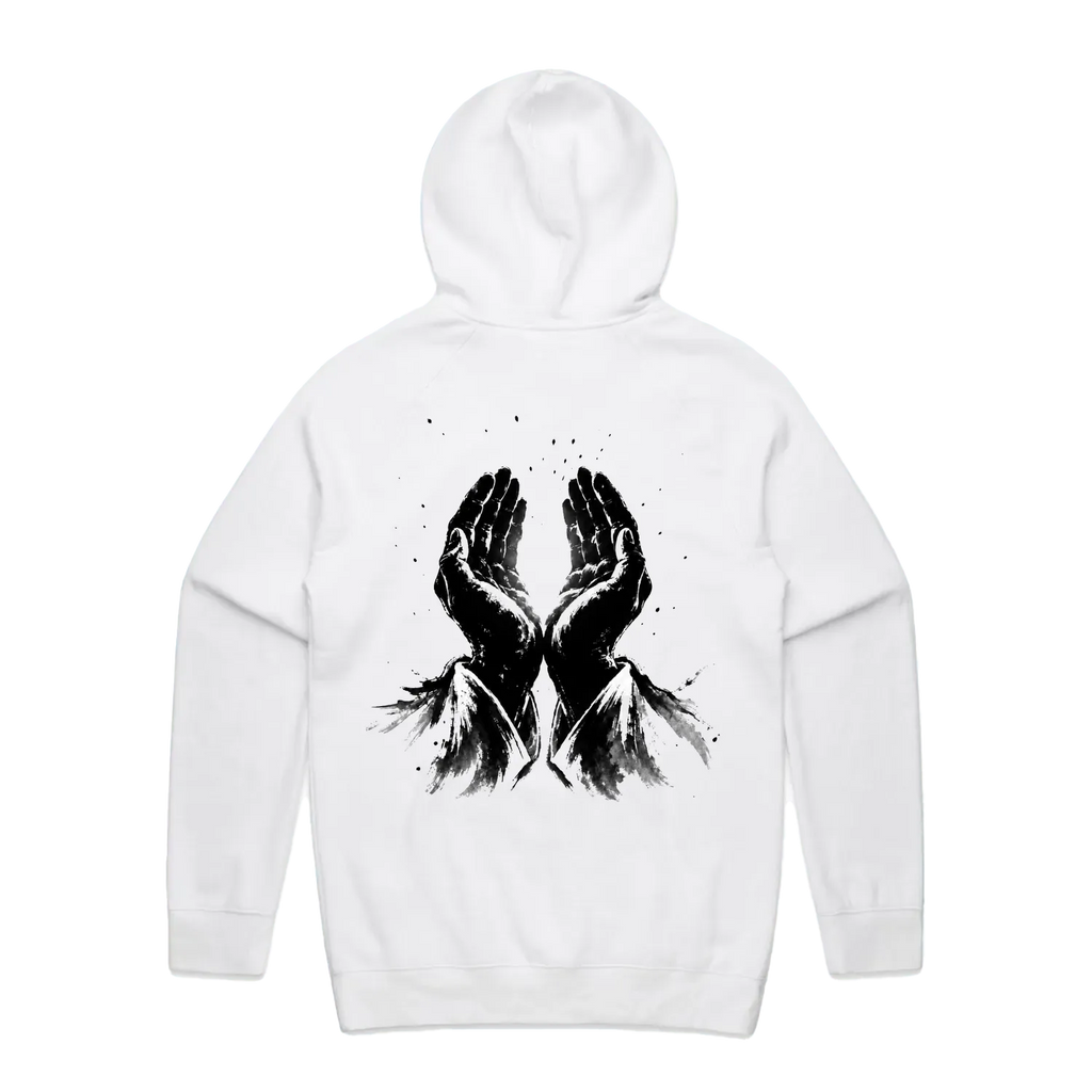 White back flat lay