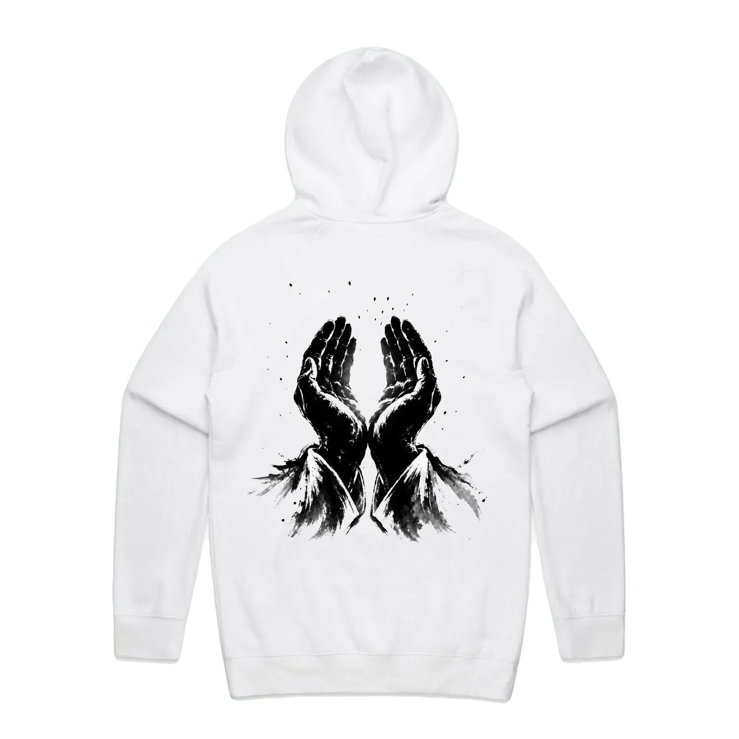 White back flat lay