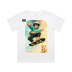 White front flat lay