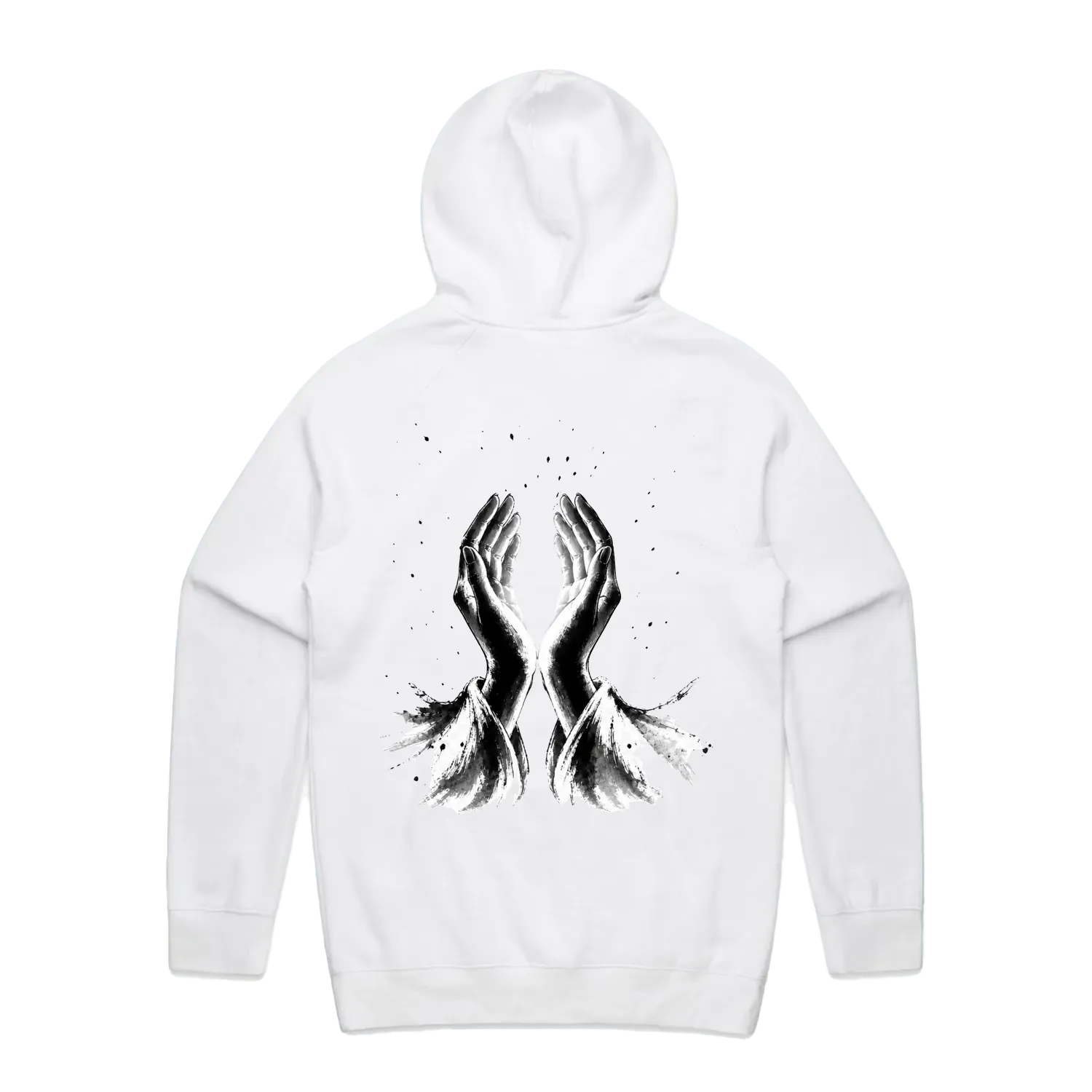 White back flat lay