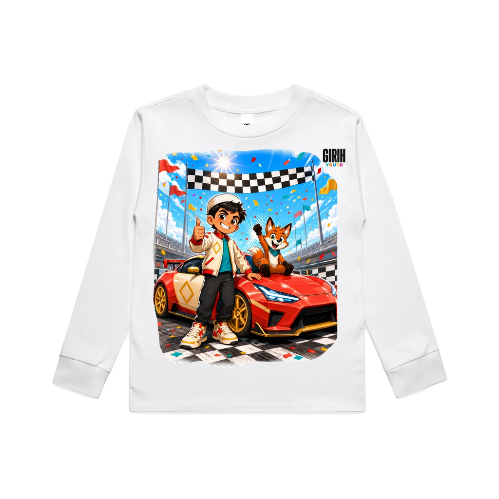 White front flat lay