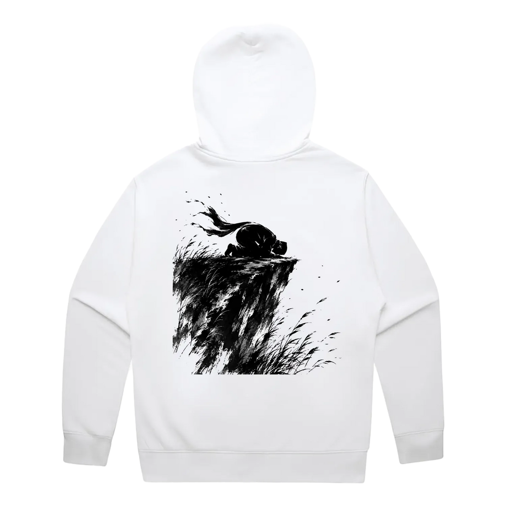 White back flat lay
