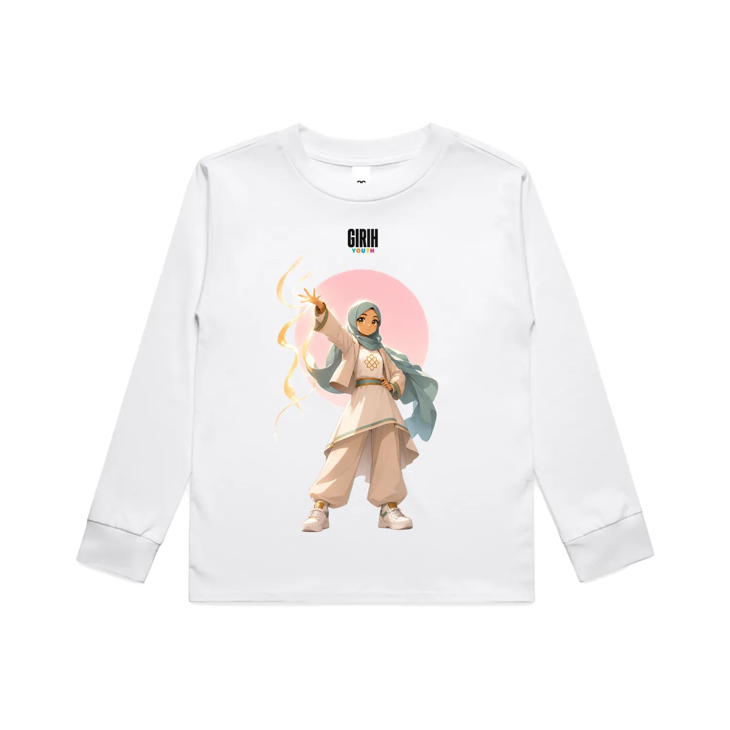 White front flat lay