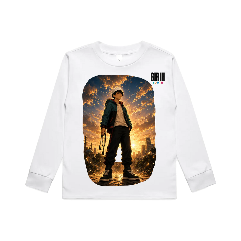 White front flat lay