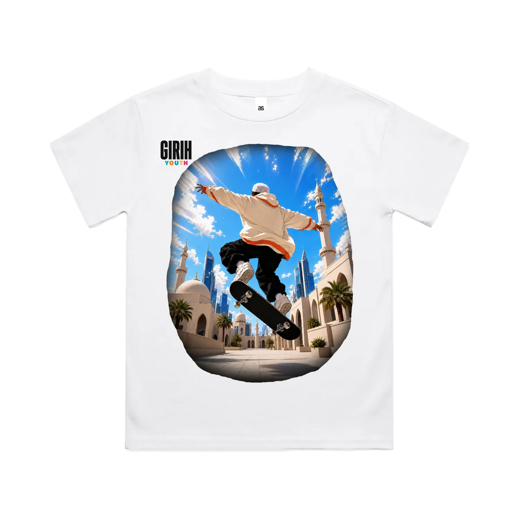 White front flat lay