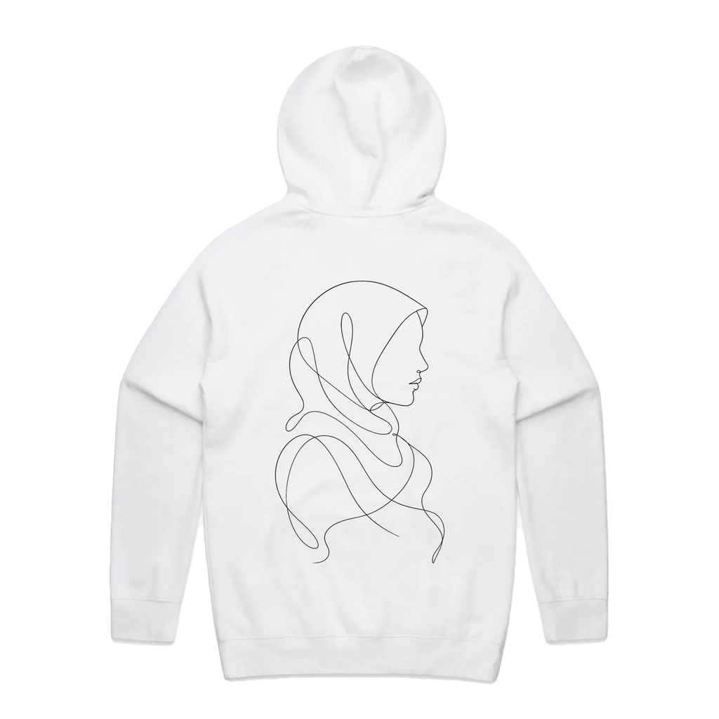 White back flat lay