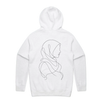 White back flat lay