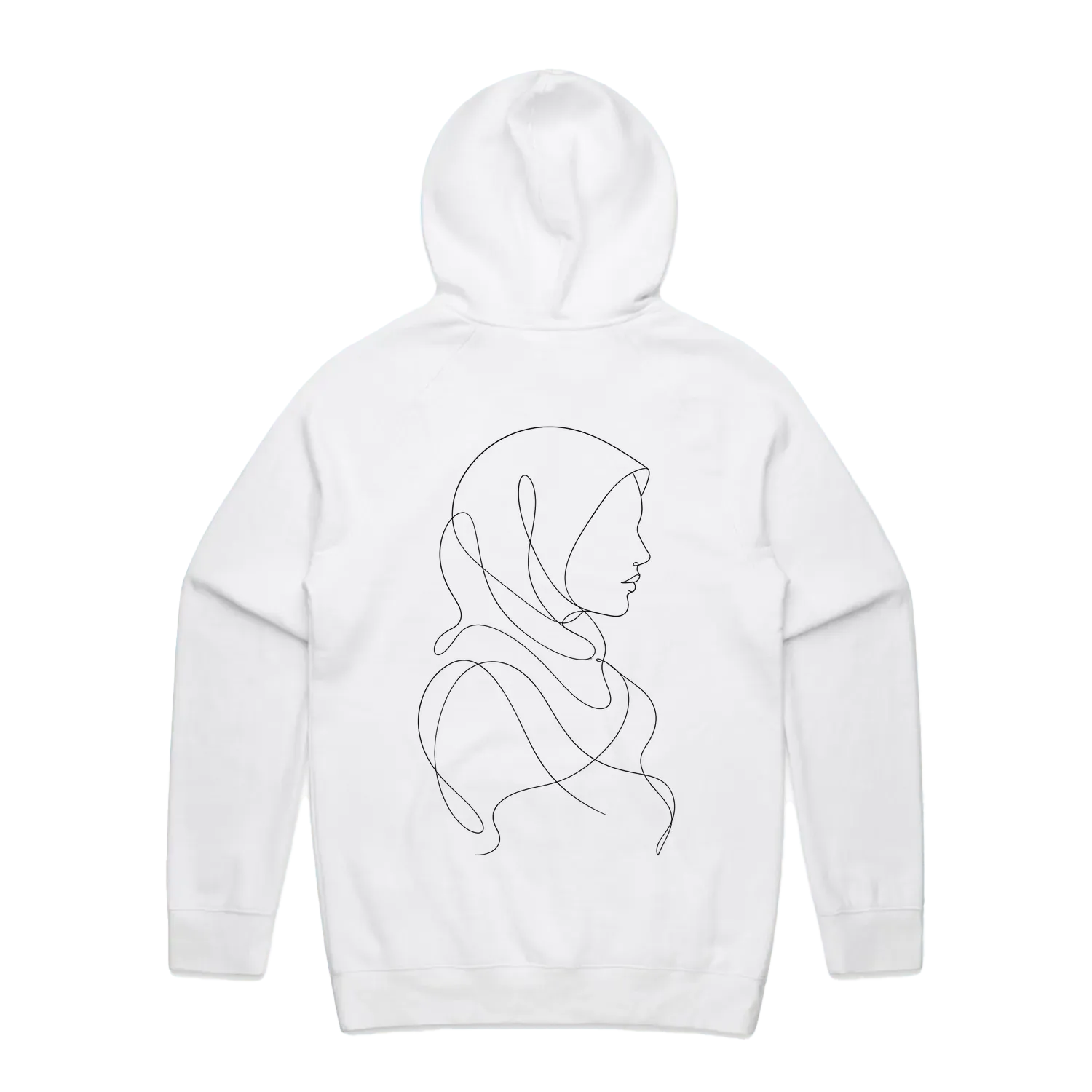 White back flat lay