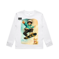 White front flat lay