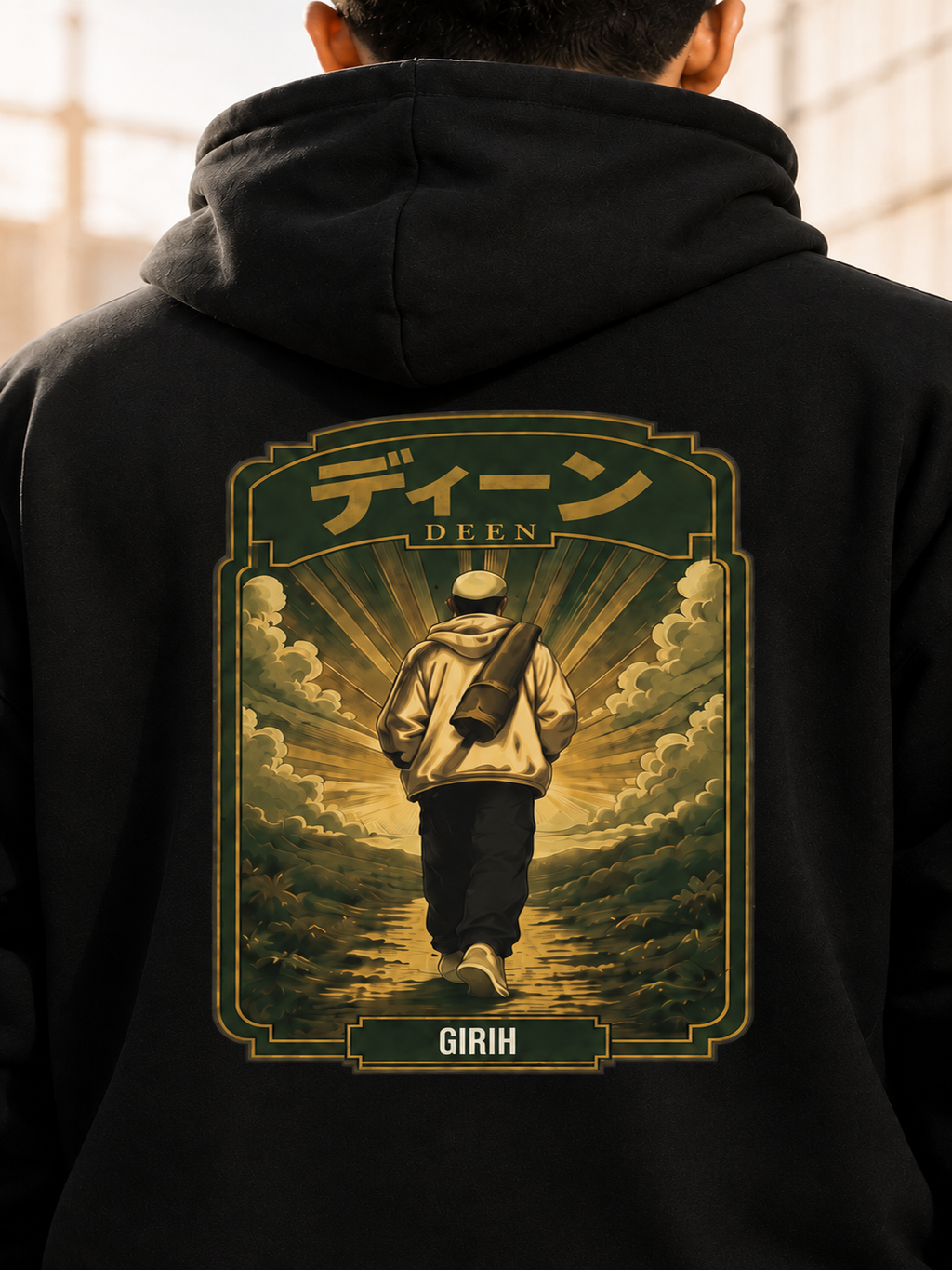 GIRIH Anime Unisex Everyday Hoodie - Deen